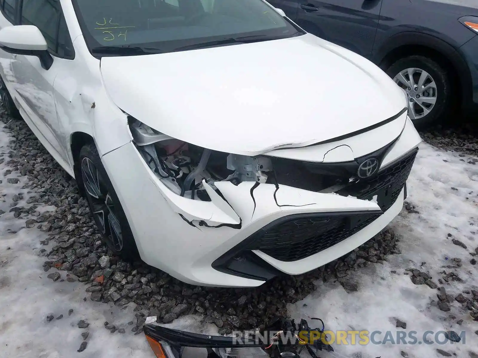 9 Photograph of a damaged car JTNK4RBE1K3065575 TOYOTA COROLLA 2019