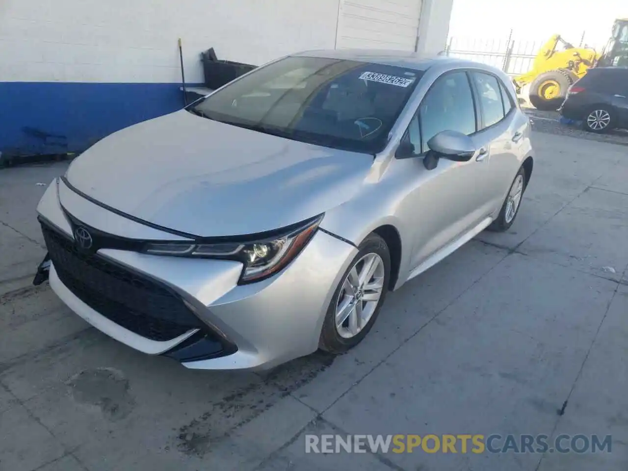 2 Photograph of a damaged car JTNK4RBE1K3066726 TOYOTA COROLLA 2019