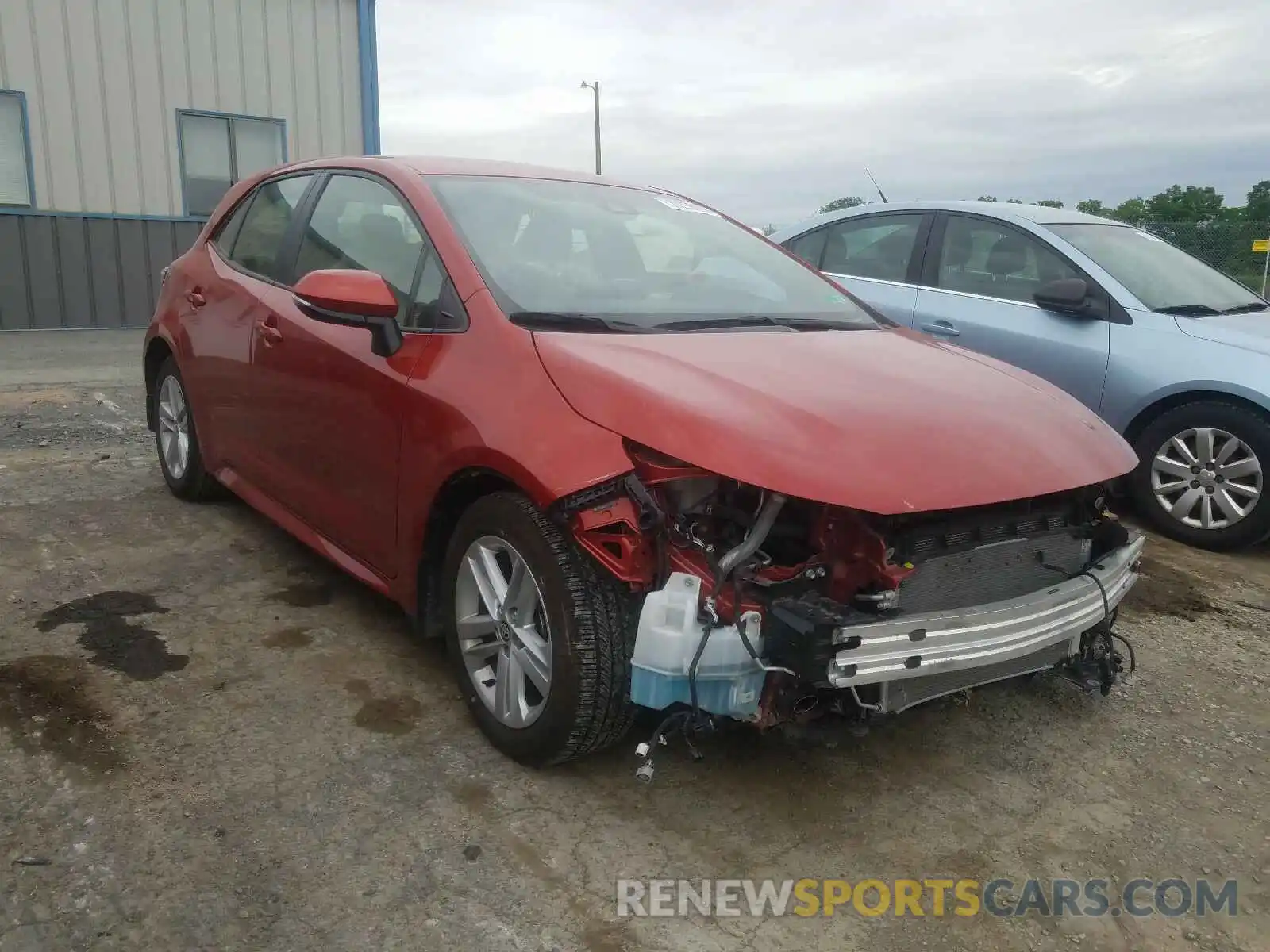 1 Photograph of a damaged car JTNK4RBE2K3000945 TOYOTA COROLLA 2019