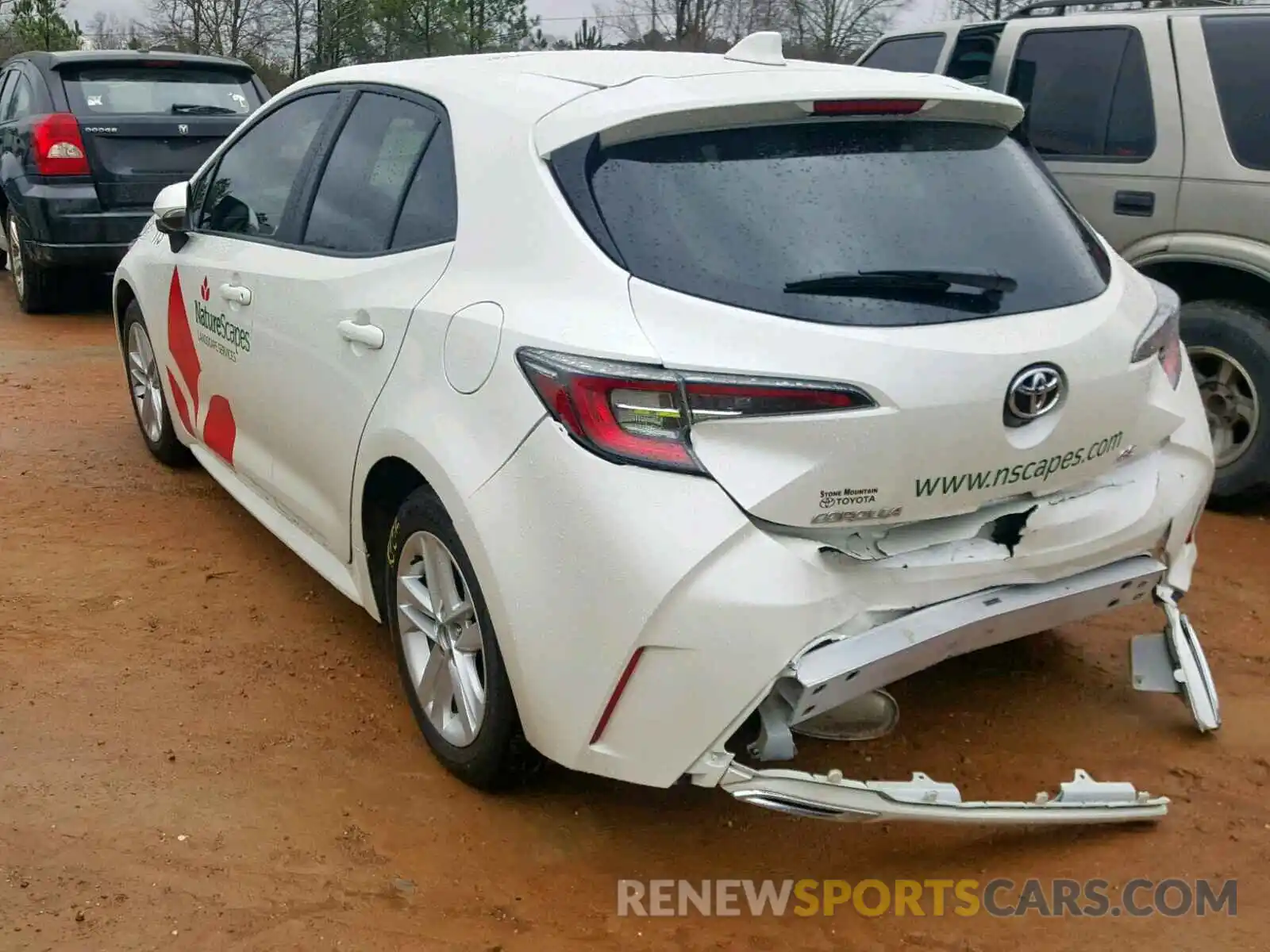 3 Photograph of a damaged car JTNK4RBE2K3001920 TOYOTA COROLLA 2019