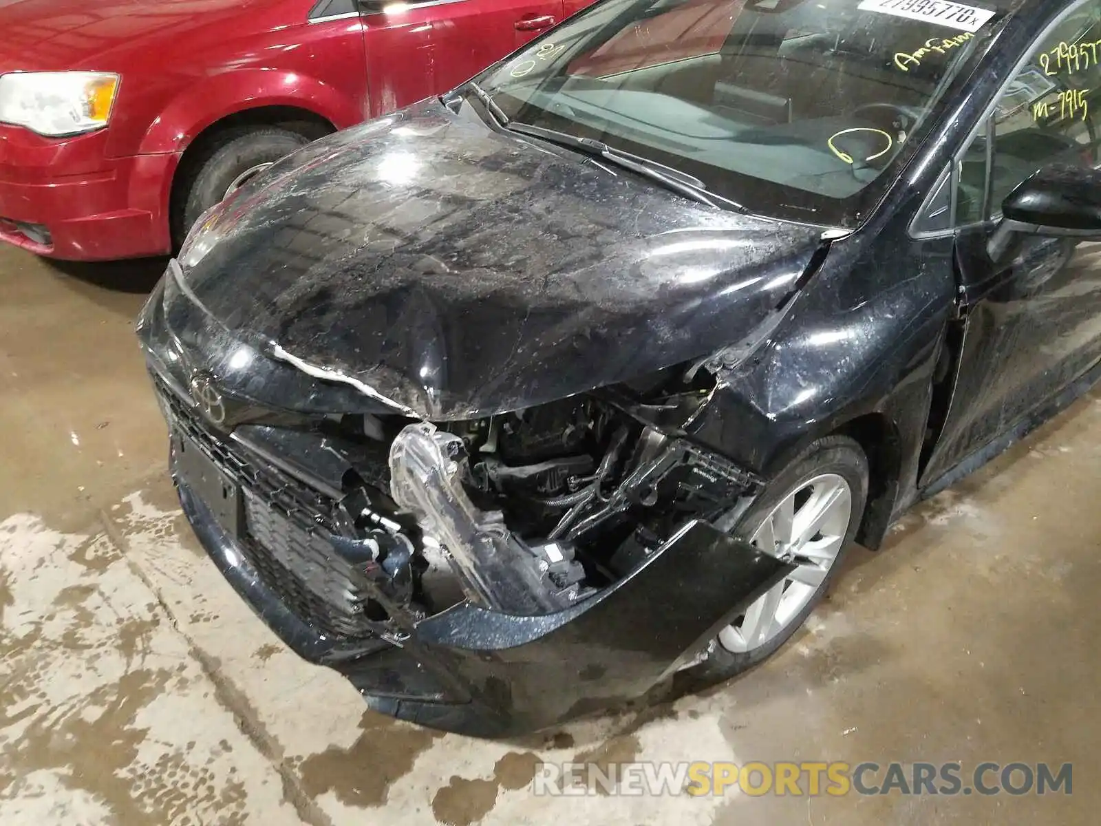 9 Photograph of a damaged car JTNK4RBE2K3002629 TOYOTA COROLLA 2019