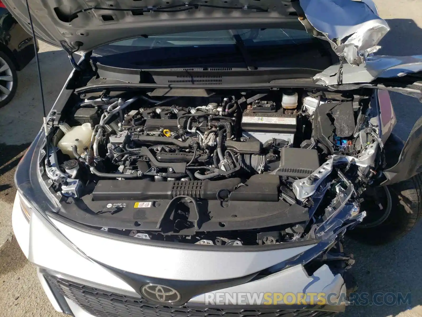 7 Photograph of a damaged car JTNK4RBE2K3003599 TOYOTA COROLLA 2019