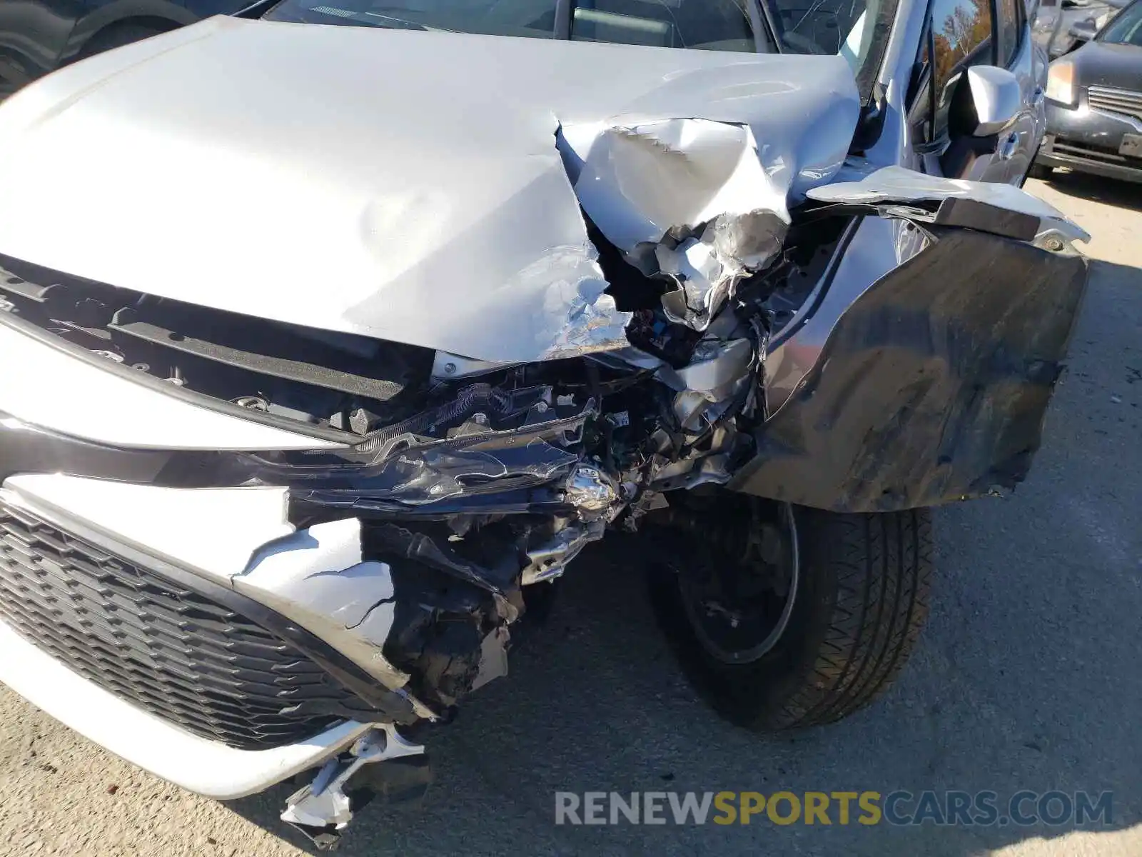 9 Photograph of a damaged car JTNK4RBE2K3003599 TOYOTA COROLLA 2019