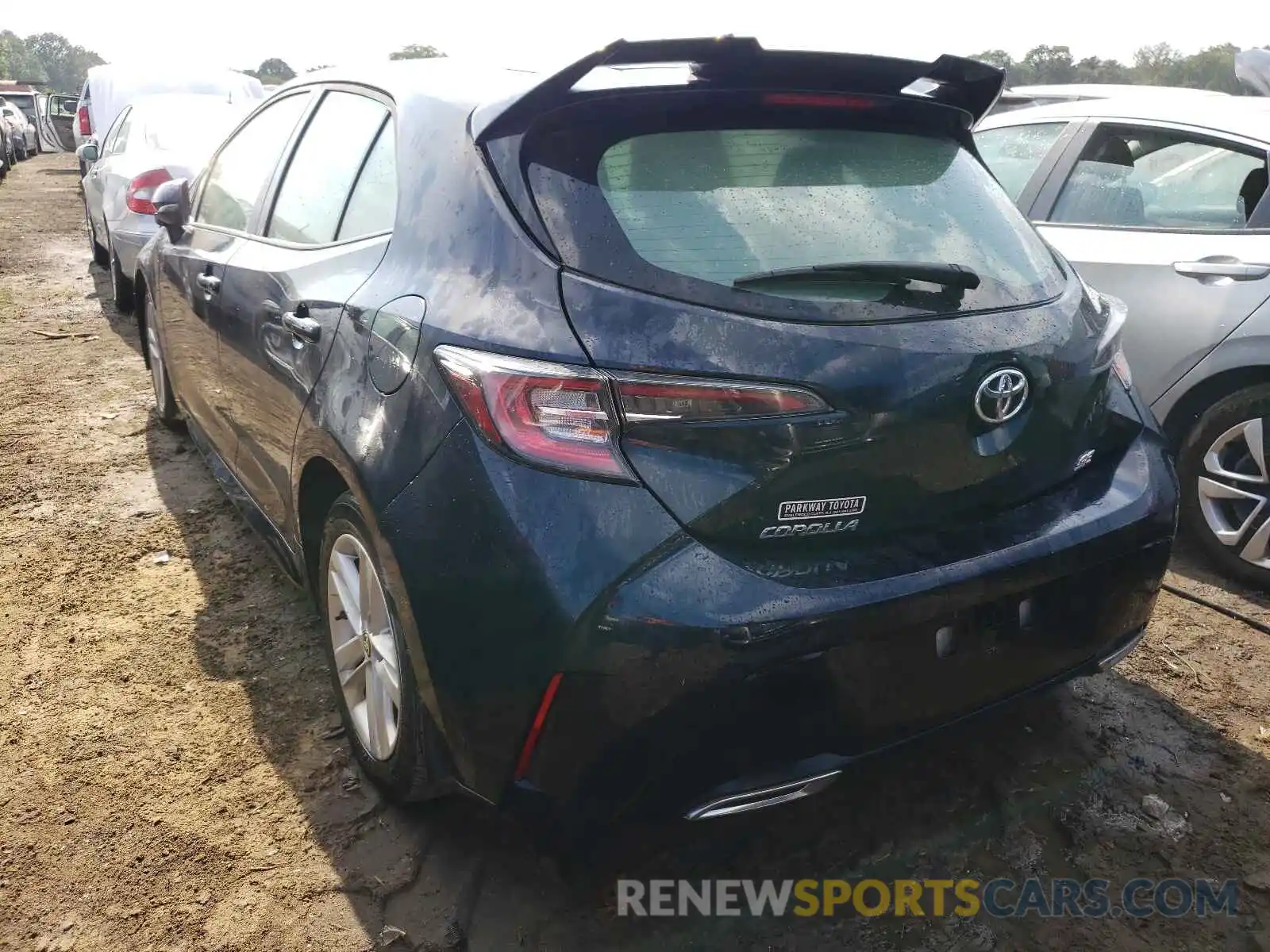 3 Photograph of a damaged car JTNK4RBE2K3004879 TOYOTA COROLLA 2019