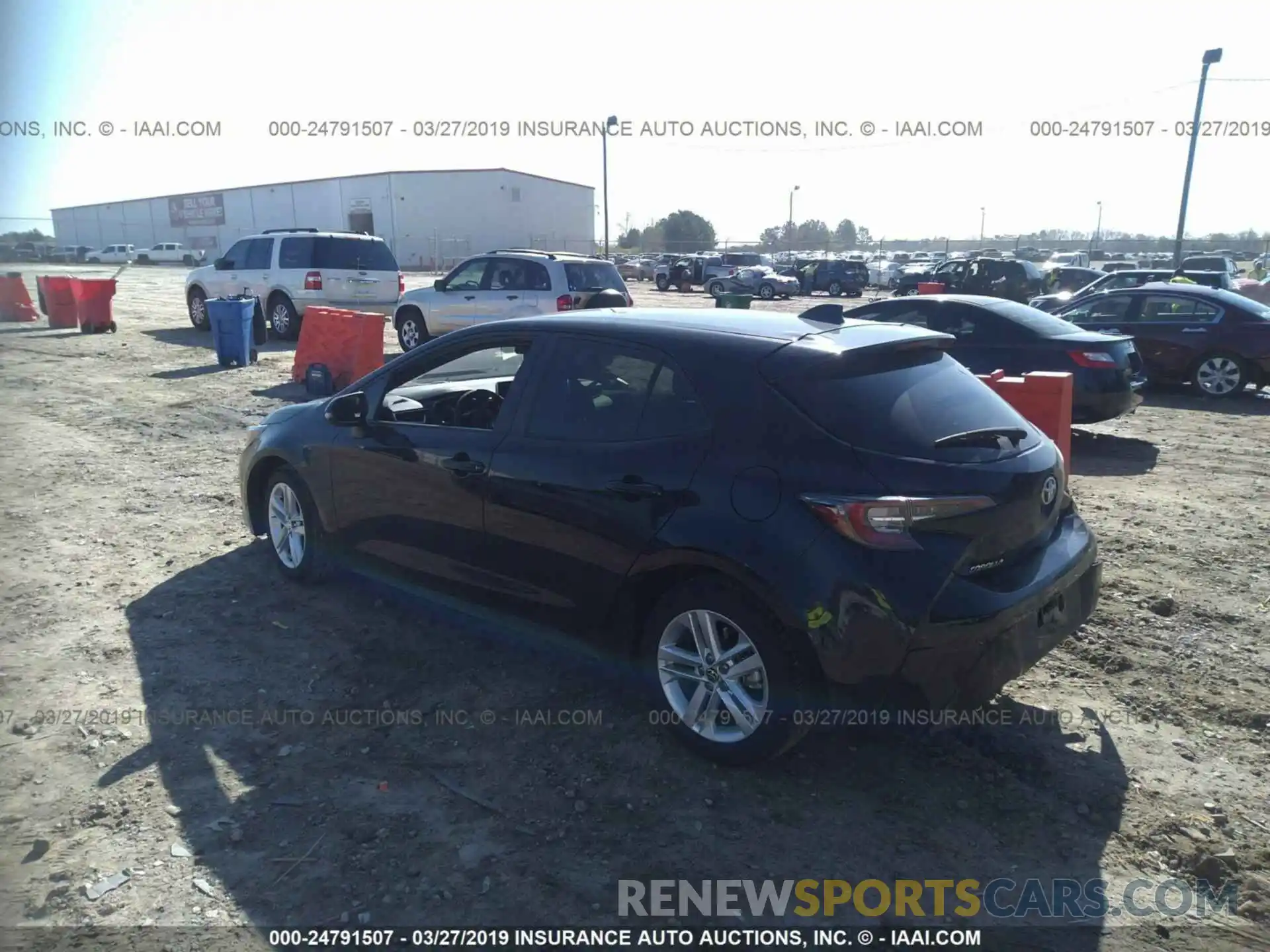 3 Photograph of a damaged car JTNK4RBE2K3005272 TOYOTA COROLLA 2019