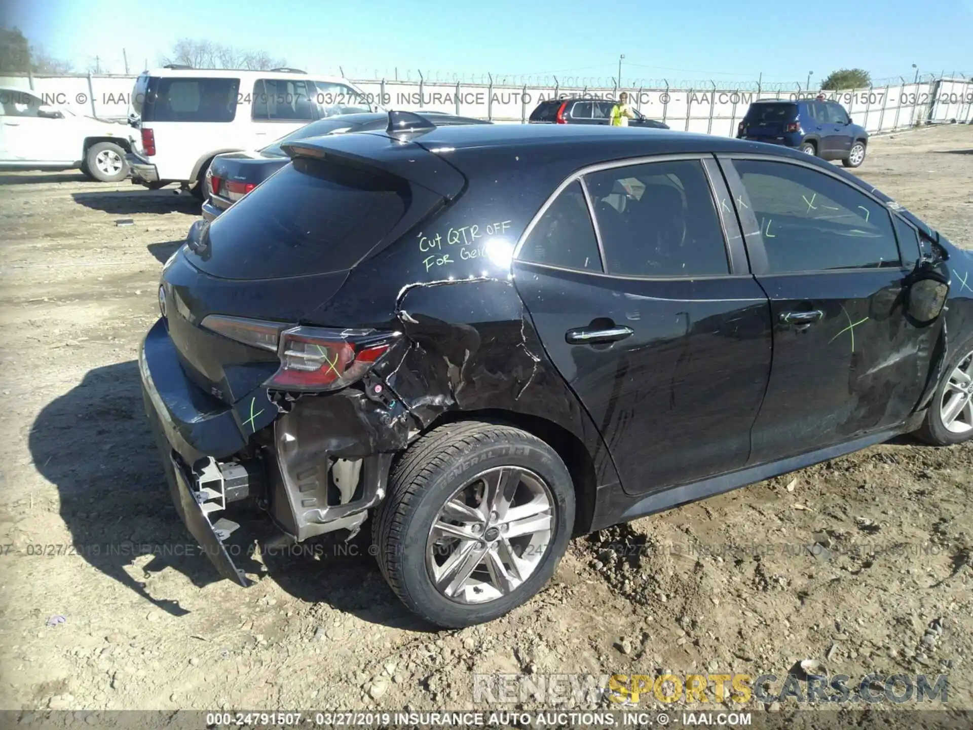 6 Photograph of a damaged car JTNK4RBE2K3005272 TOYOTA COROLLA 2019