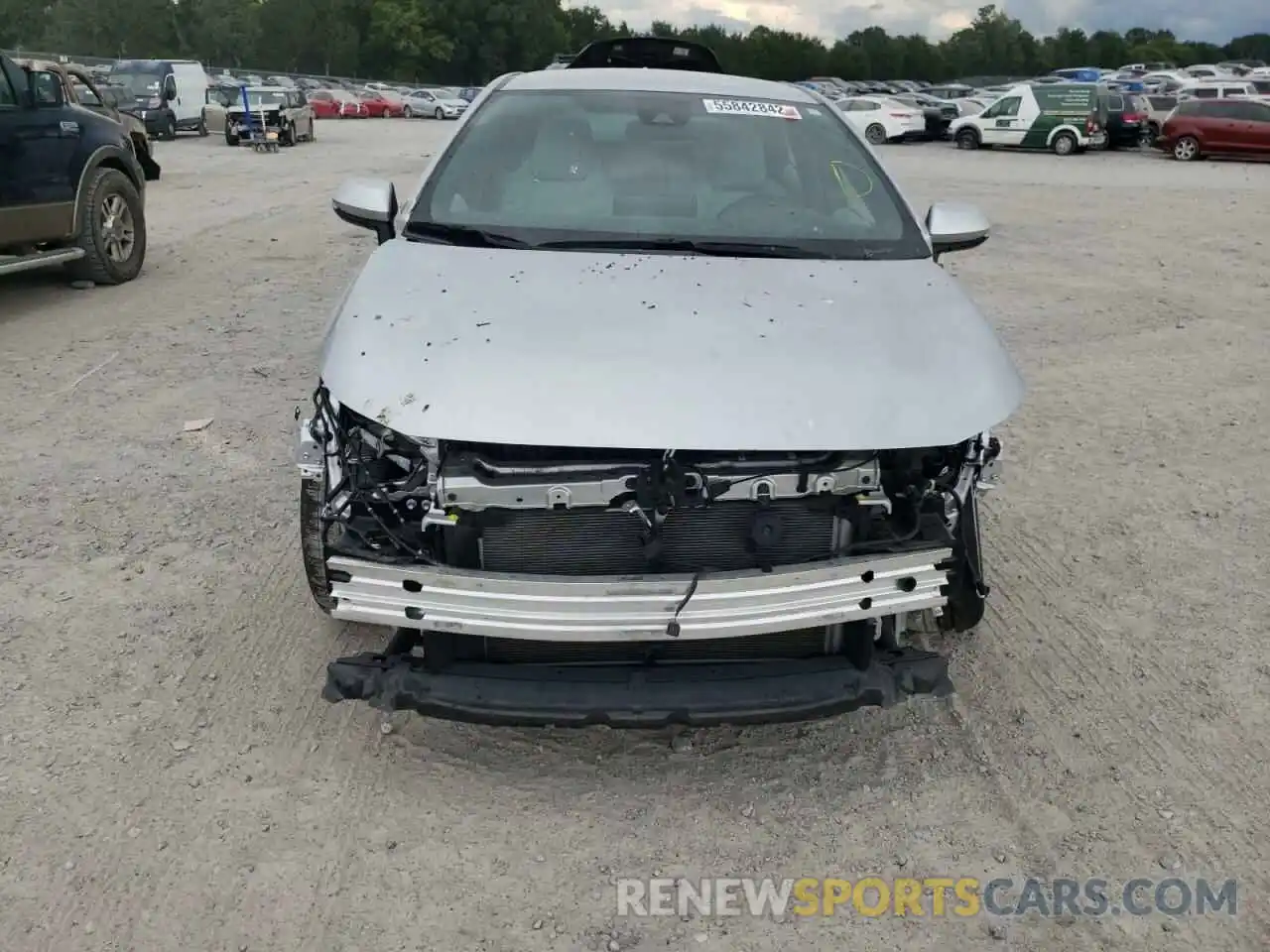 9 Photograph of a damaged car JTNK4RBE2K3005823 TOYOTA COROLLA 2019