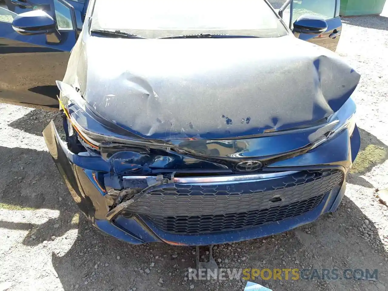 9 Photograph of a damaged car JTNK4RBE2K3006230 TOYOTA COROLLA 2019