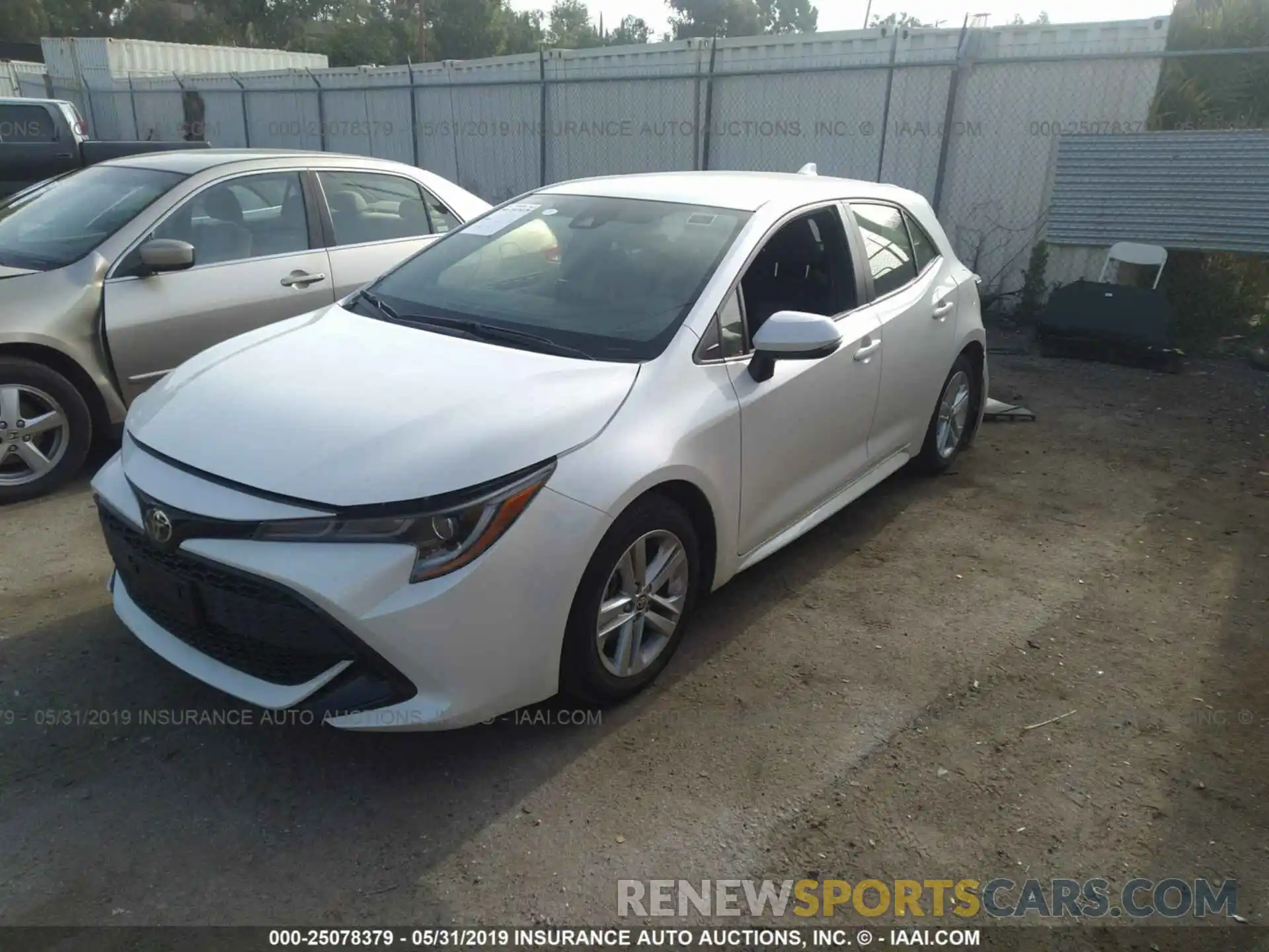 2 Photograph of a damaged car JTNK4RBE2K3009693 TOYOTA COROLLA 2019