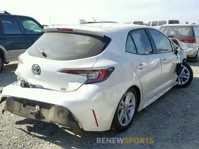 4 Photograph of a damaged car JTNK4RBE2K3010147 TOYOTA COROLLA 2019