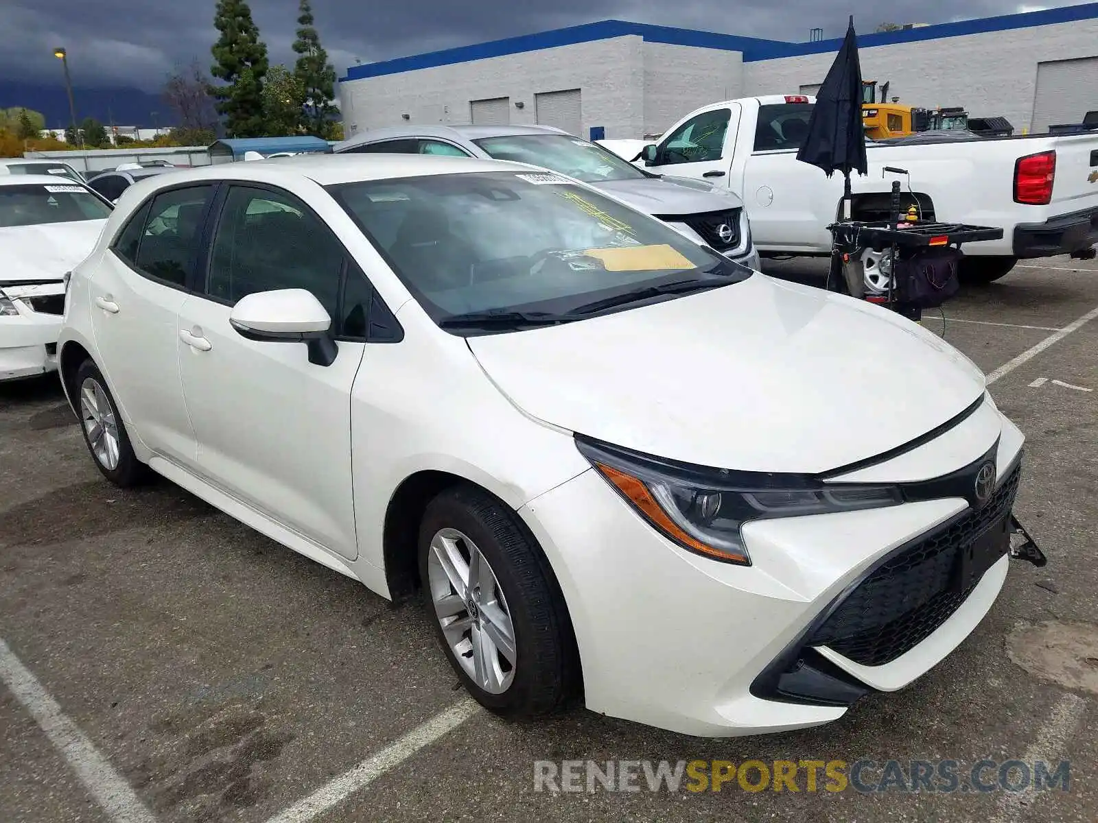 1 Photograph of a damaged car JTNK4RBE2K3013579 TOYOTA COROLLA 2019