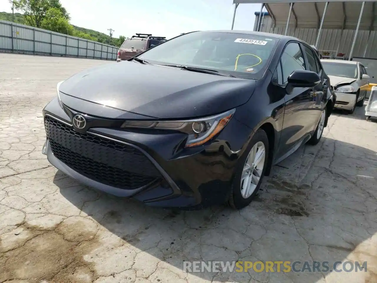 2 Photograph of a damaged car JTNK4RBE2K3014098 TOYOTA COROLLA 2019