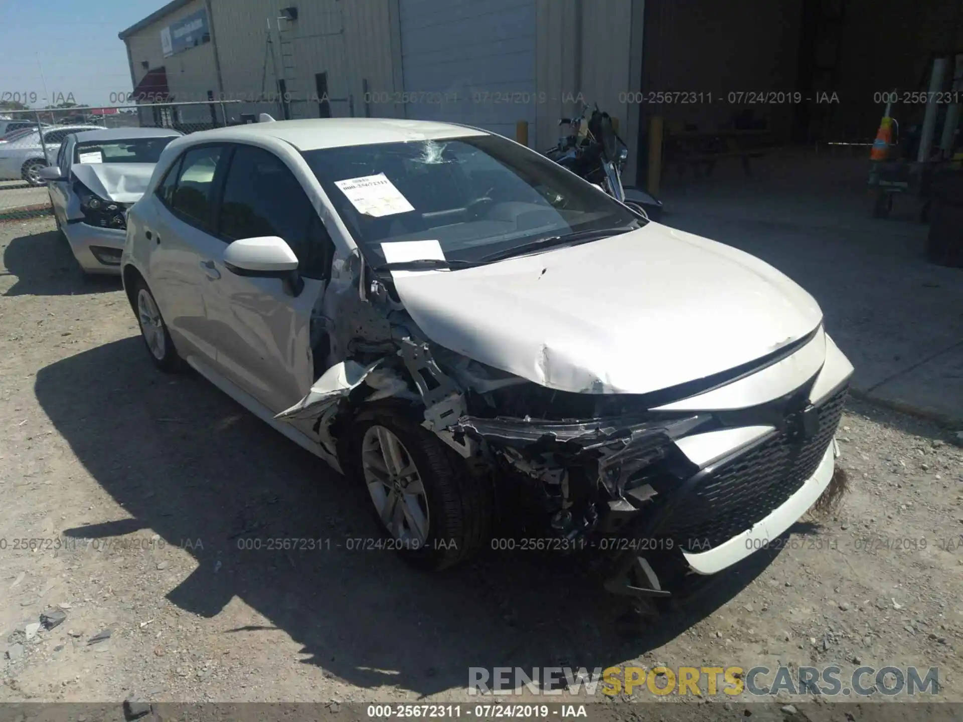 6 Photograph of a damaged car JTNK4RBE2K3014263 TOYOTA COROLLA 2019