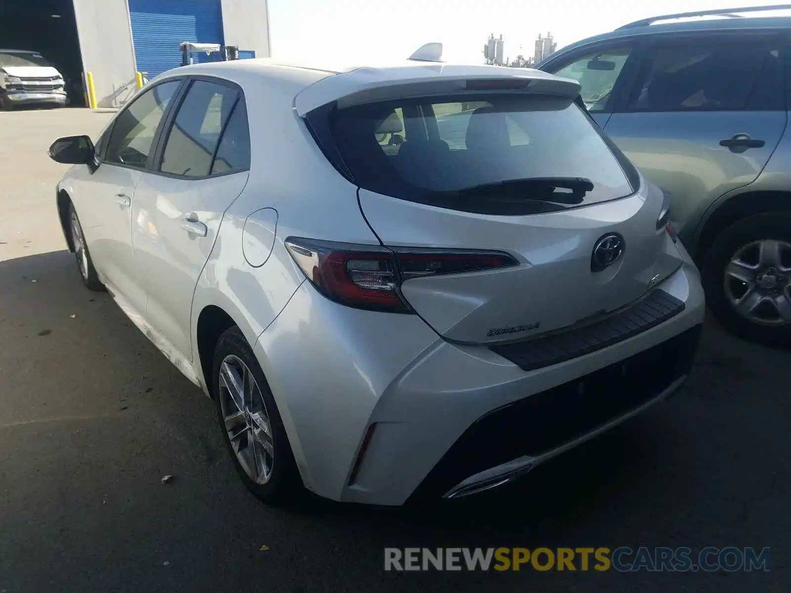 3 Photograph of a damaged car JTNK4RBE2K3015347 TOYOTA COROLLA 2019