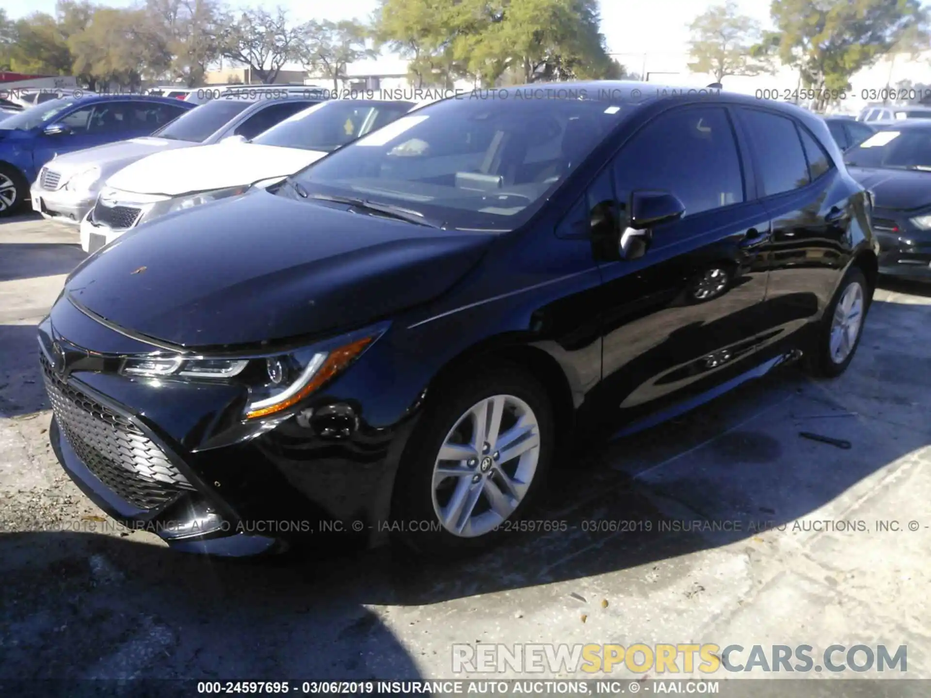 2 Photograph of a damaged car JTNK4RBE2K3018281 TOYOTA COROLLA 2019