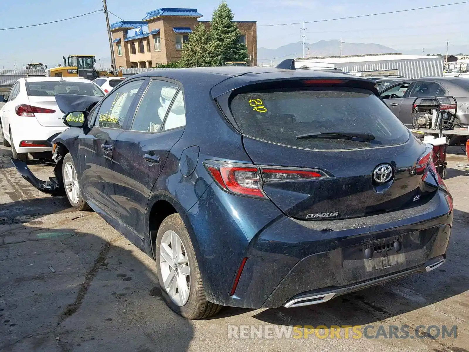 3 Photograph of a damaged car JTNK4RBE2K3018331 TOYOTA COROLLA 2019