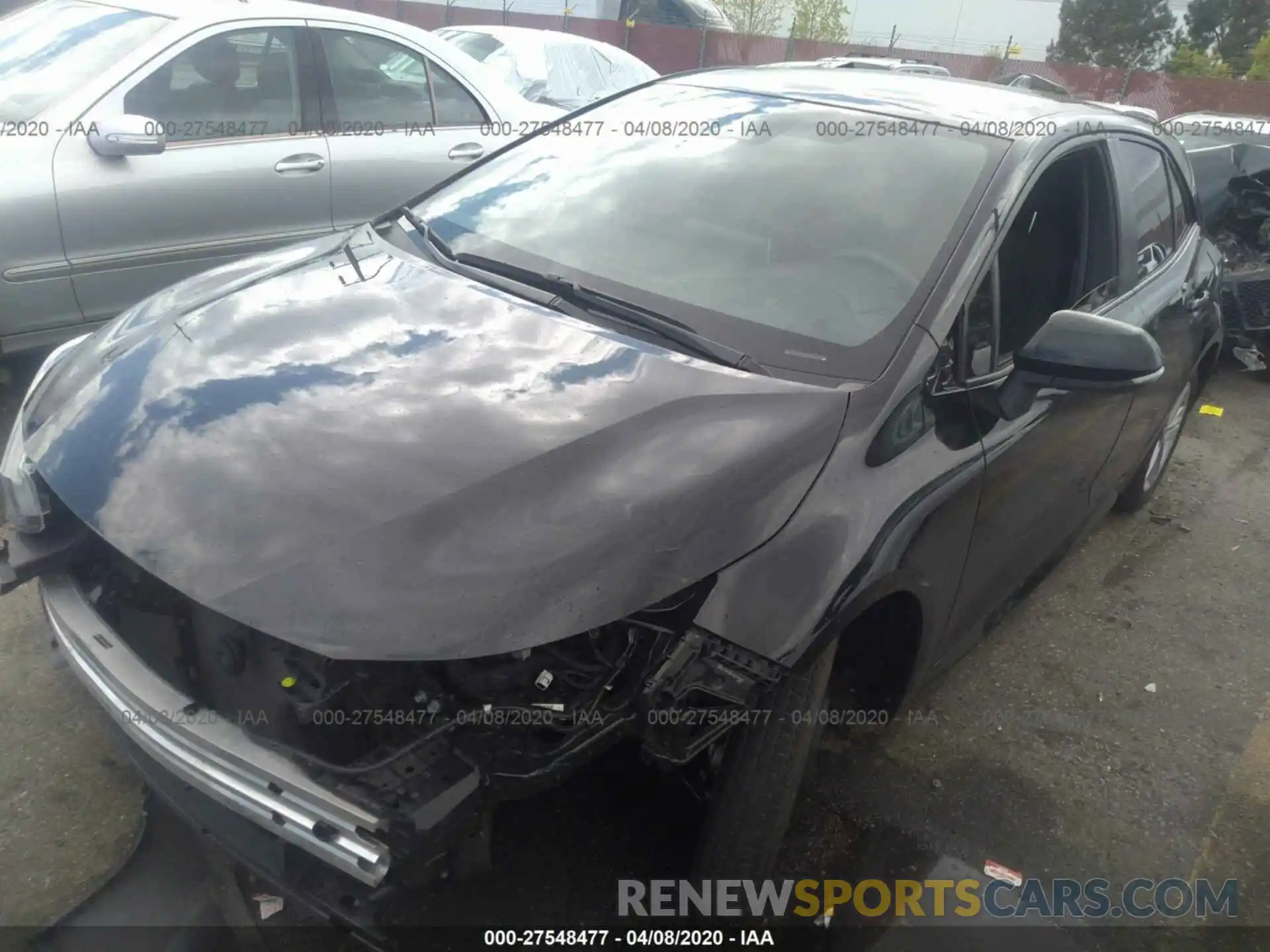 2 Photograph of a damaged car JTNK4RBE2K3018846 TOYOTA COROLLA 2019