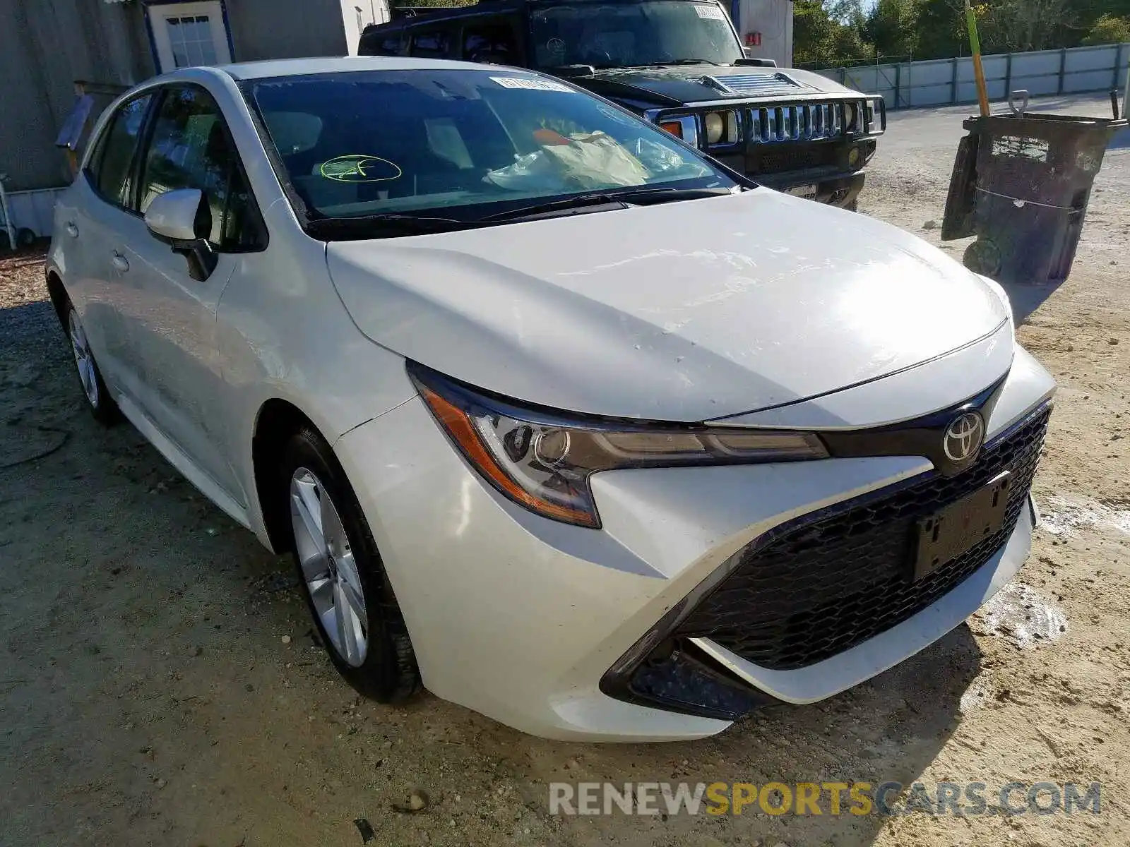 1 Photograph of a damaged car JTNK4RBE2K3019754 TOYOTA COROLLA 2019