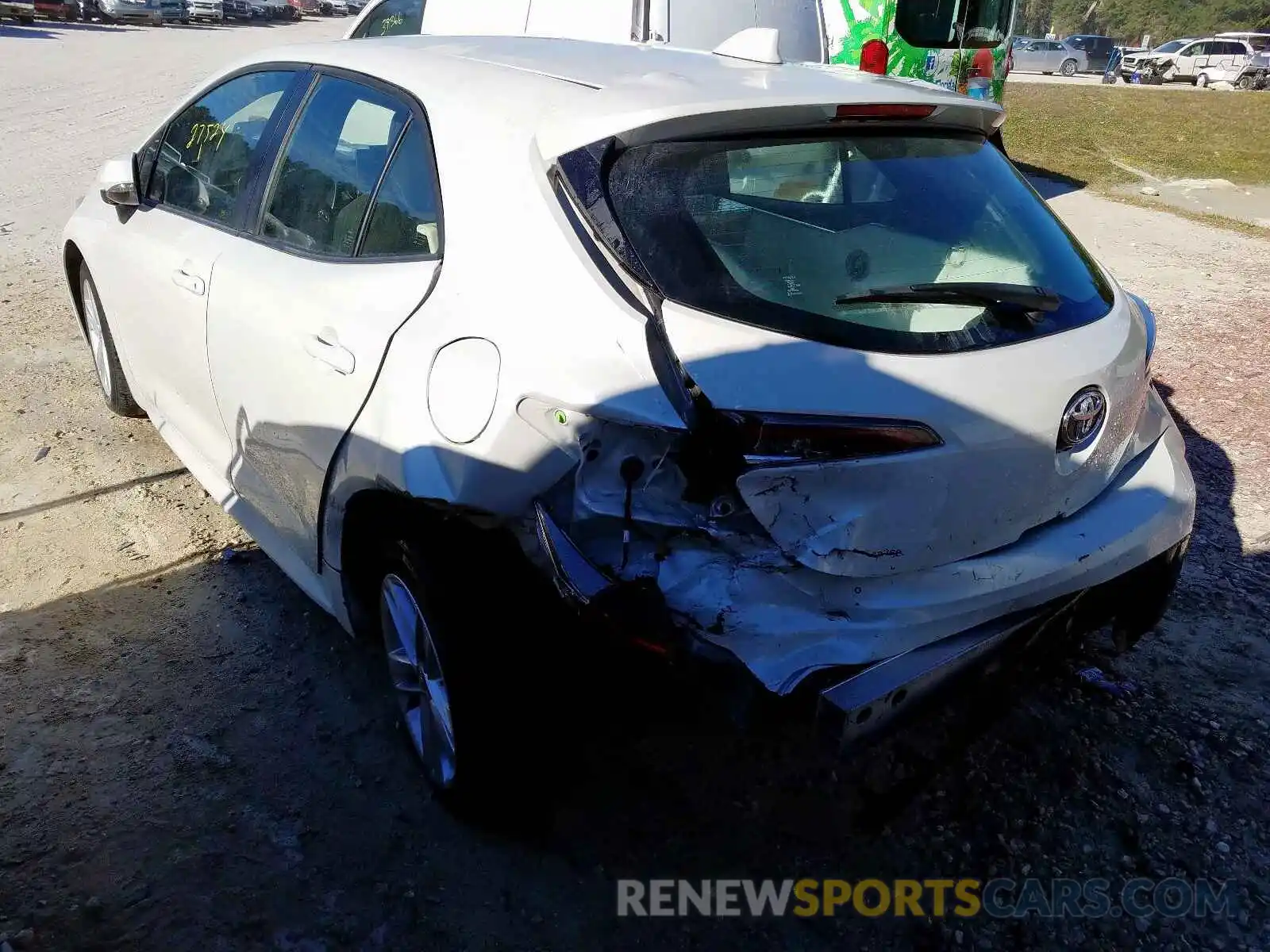 3 Photograph of a damaged car JTNK4RBE2K3019754 TOYOTA COROLLA 2019