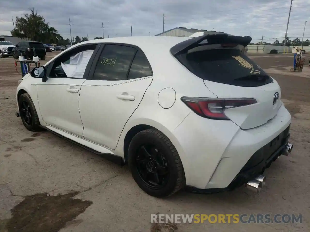 3 Photograph of a damaged car JTNK4RBE2K3020242 TOYOTA COROLLA 2019