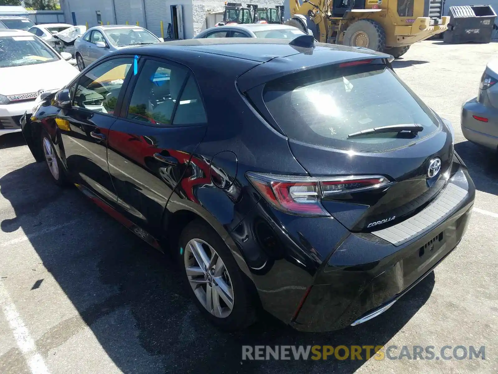 3 Photograph of a damaged car JTNK4RBE2K3022265 TOYOTA COROLLA 2019