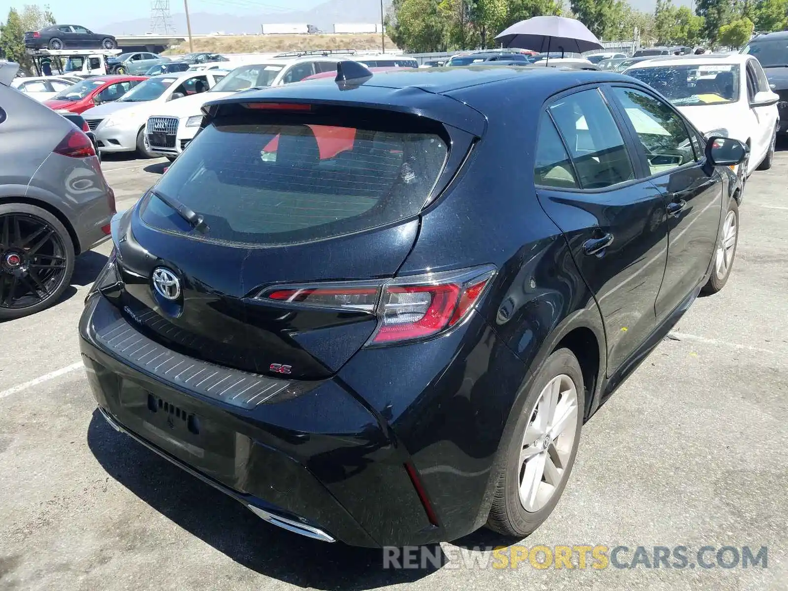 4 Photograph of a damaged car JTNK4RBE2K3022265 TOYOTA COROLLA 2019