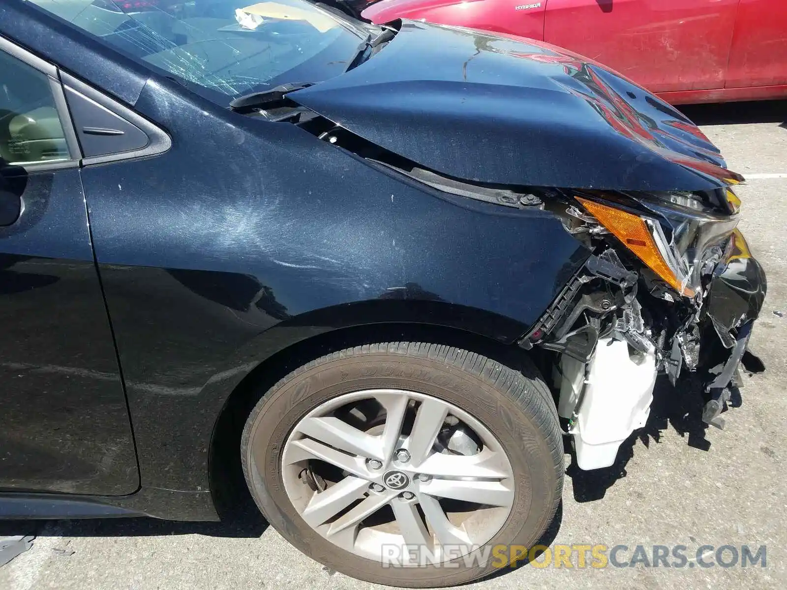 9 Photograph of a damaged car JTNK4RBE2K3022265 TOYOTA COROLLA 2019