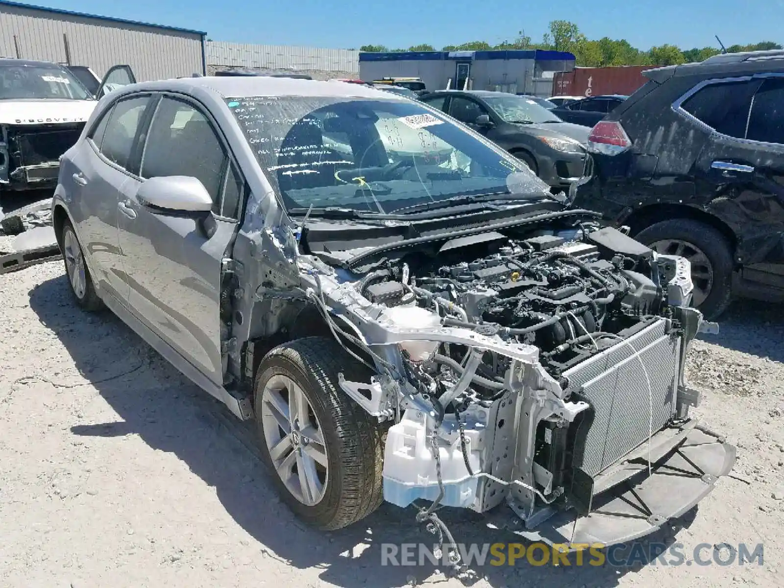 1 Photograph of a damaged car JTNK4RBE2K3022394 TOYOTA COROLLA 2019