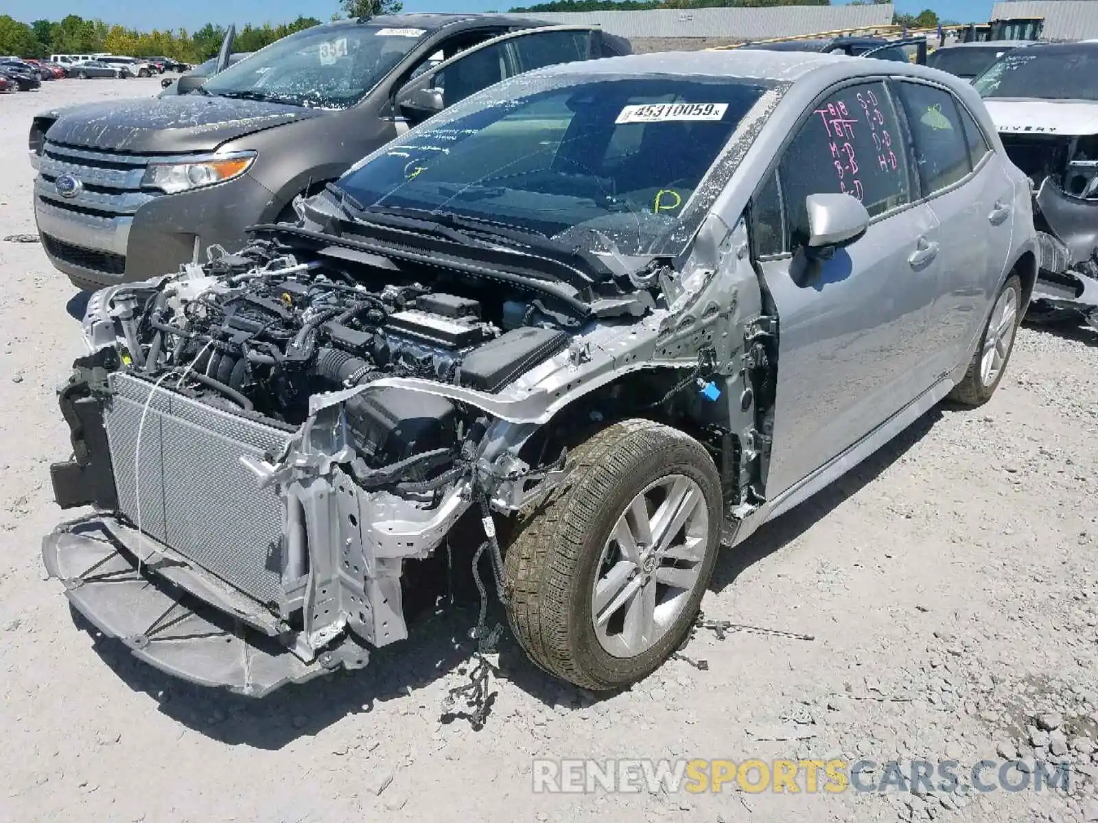 2 Photograph of a damaged car JTNK4RBE2K3022394 TOYOTA COROLLA 2019