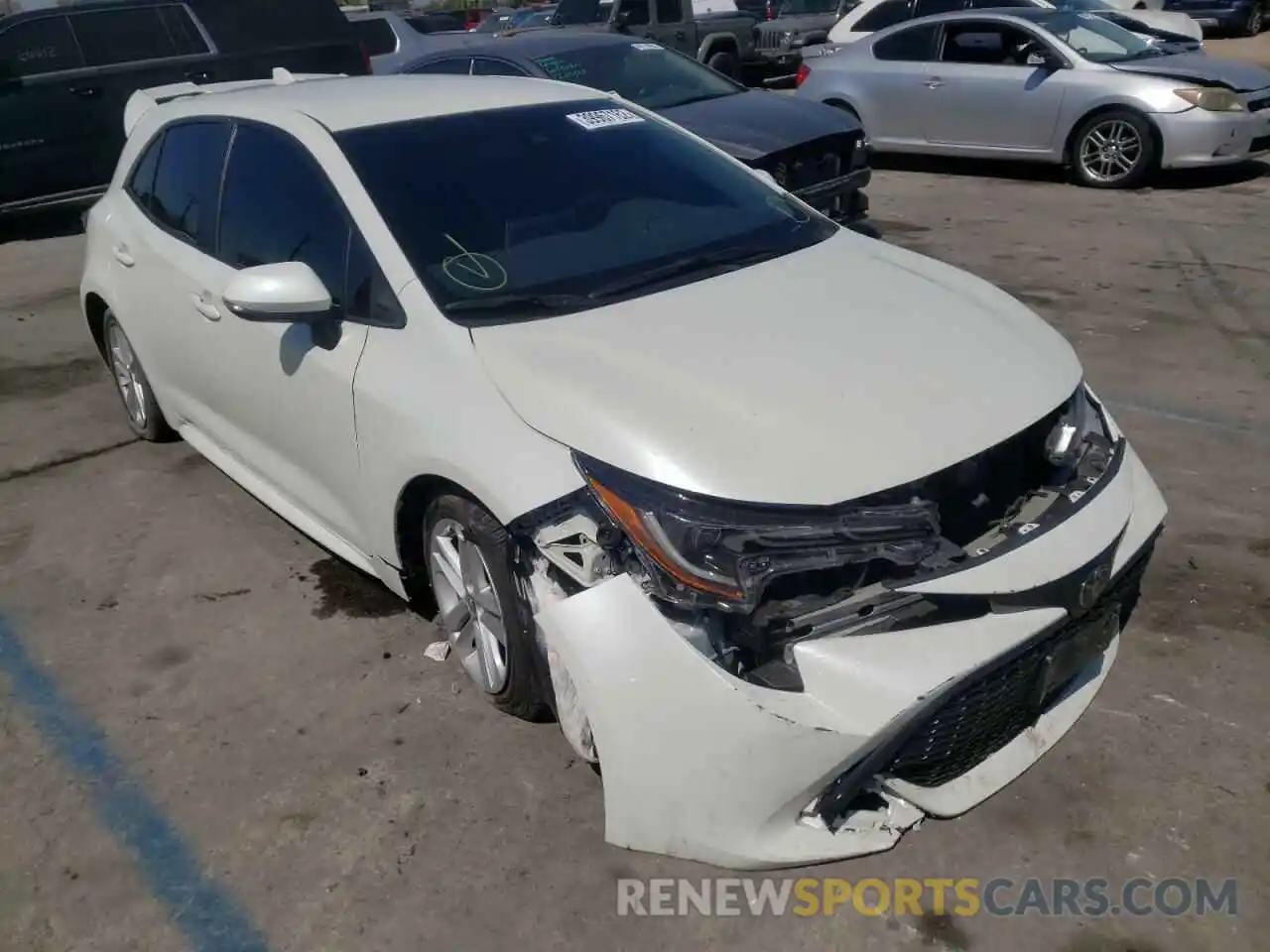 1 Photograph of a damaged car JTNK4RBE2K3024324 TOYOTA COROLLA 2019