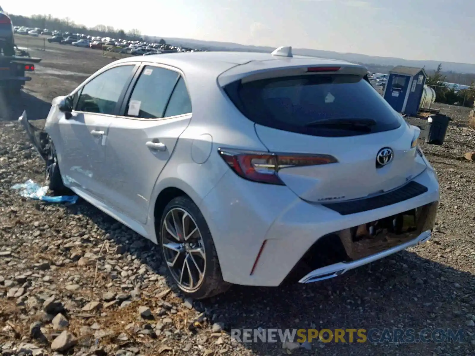 3 Photograph of a damaged car JTNK4RBE2K3024758 TOYOTA COROLLA 2019