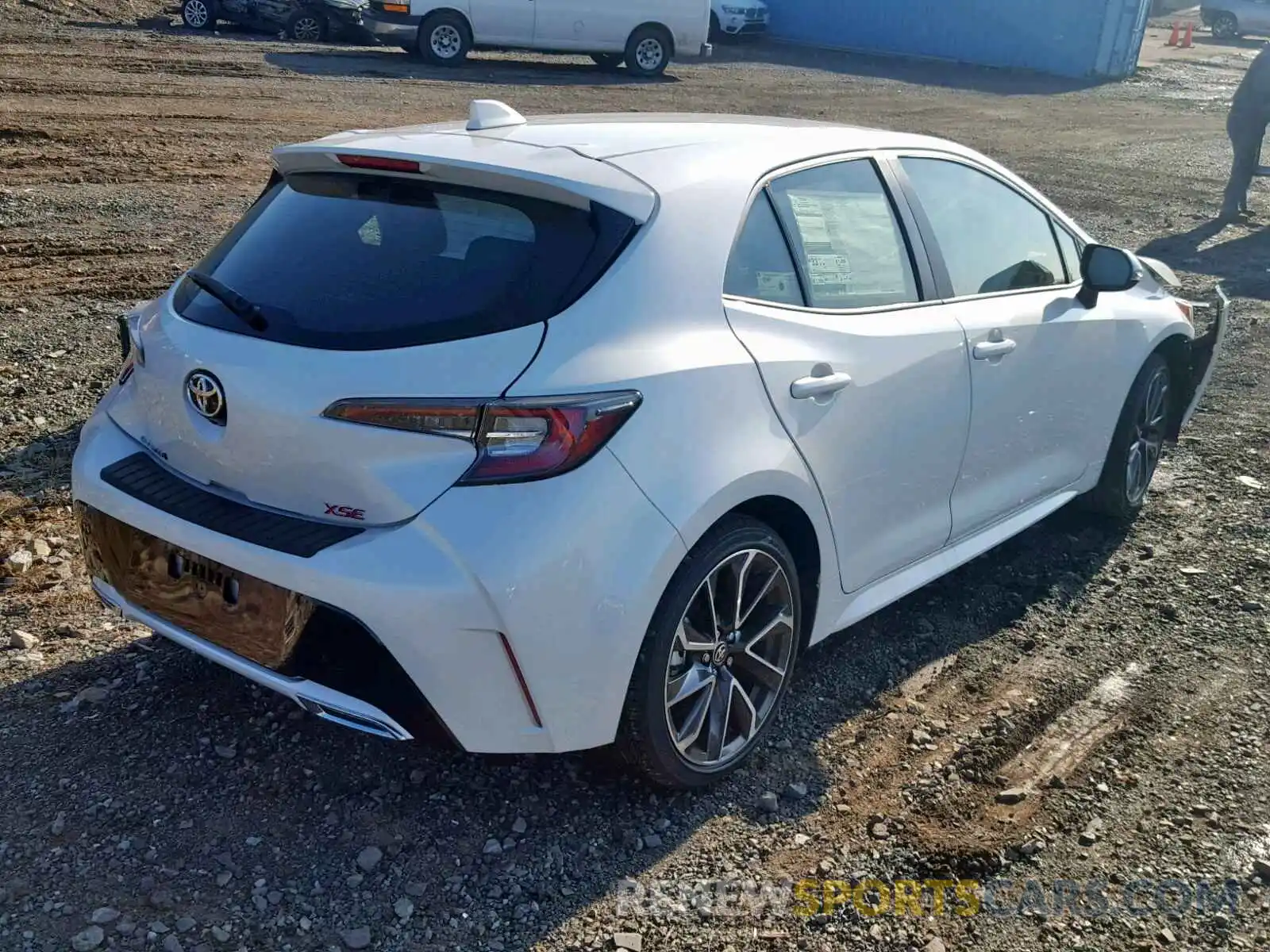 4 Фотография поврежденного автомобиля JTNK4RBE2K3024758 TOYOTA COROLLA 2019