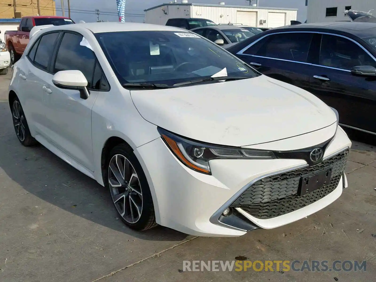 1 Photograph of a damaged car JTNK4RBE2K3024856 TOYOTA COROLLA 2019