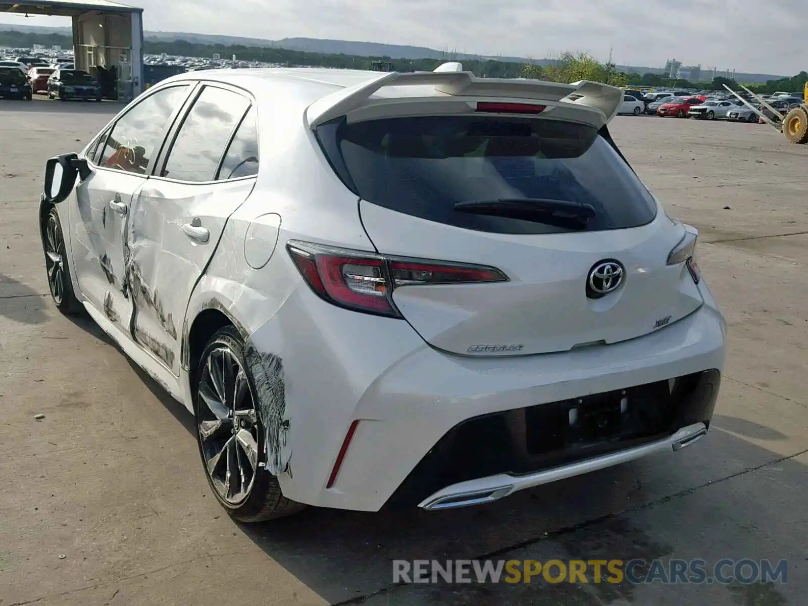 3 Photograph of a damaged car JTNK4RBE2K3024856 TOYOTA COROLLA 2019