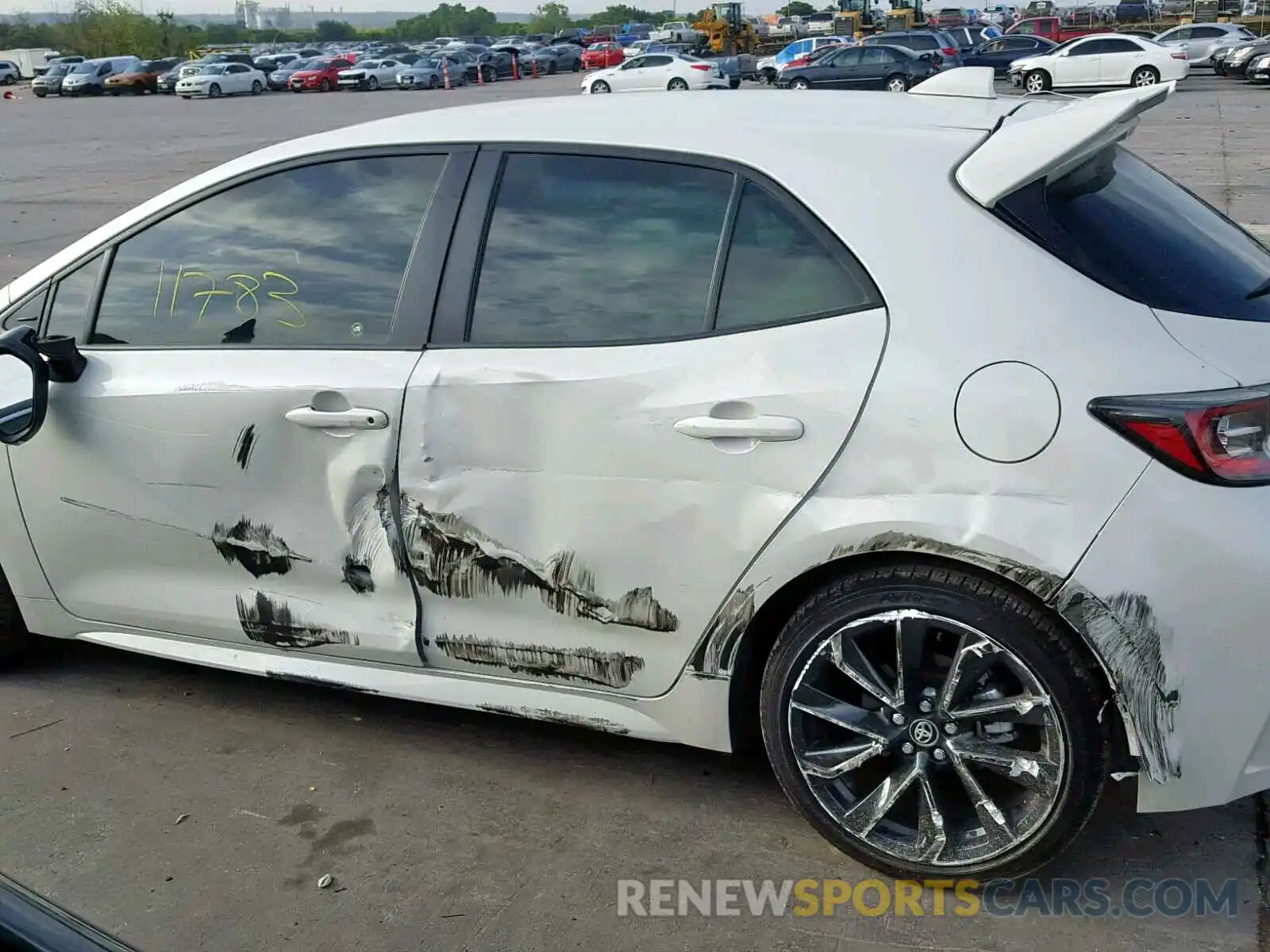 9 Photograph of a damaged car JTNK4RBE2K3024856 TOYOTA COROLLA 2019