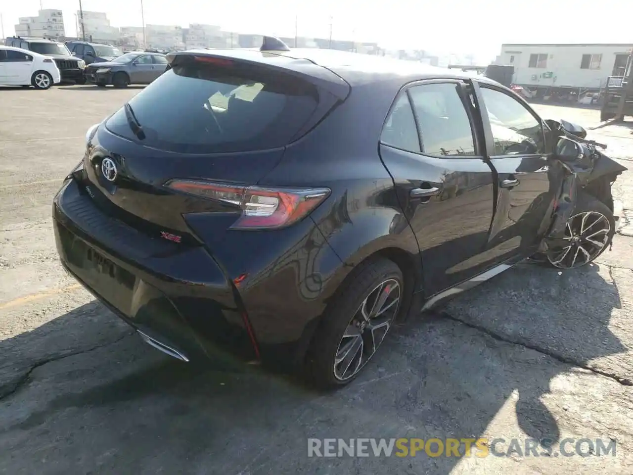 4 Photograph of a damaged car JTNK4RBE2K3025179 TOYOTA COROLLA 2019