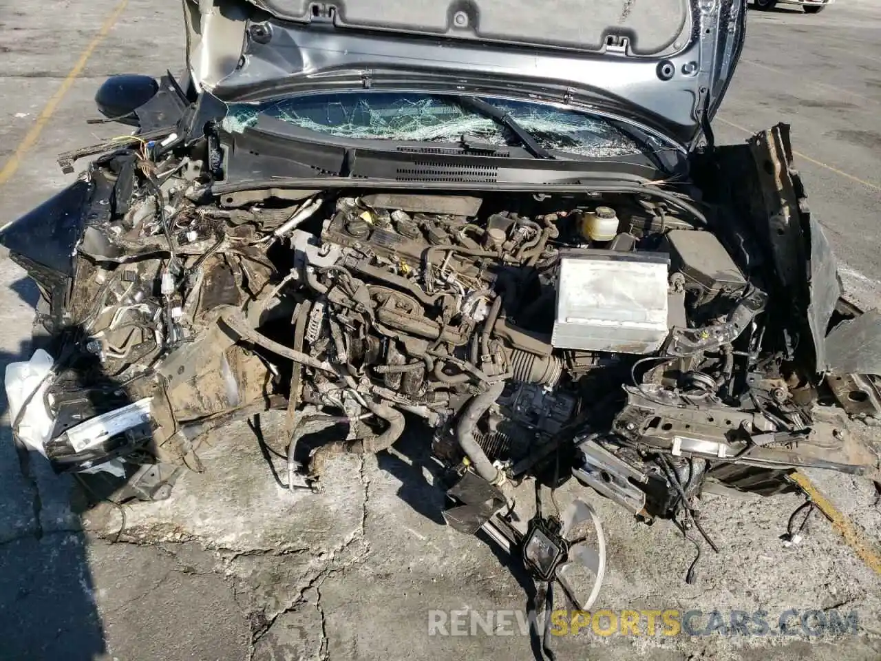 7 Photograph of a damaged car JTNK4RBE2K3025179 TOYOTA COROLLA 2019