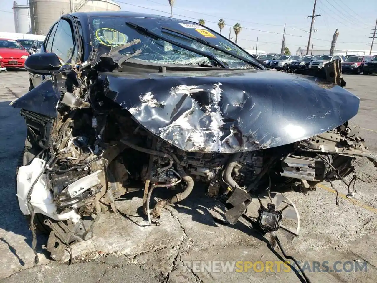 9 Photograph of a damaged car JTNK4RBE2K3025179 TOYOTA COROLLA 2019