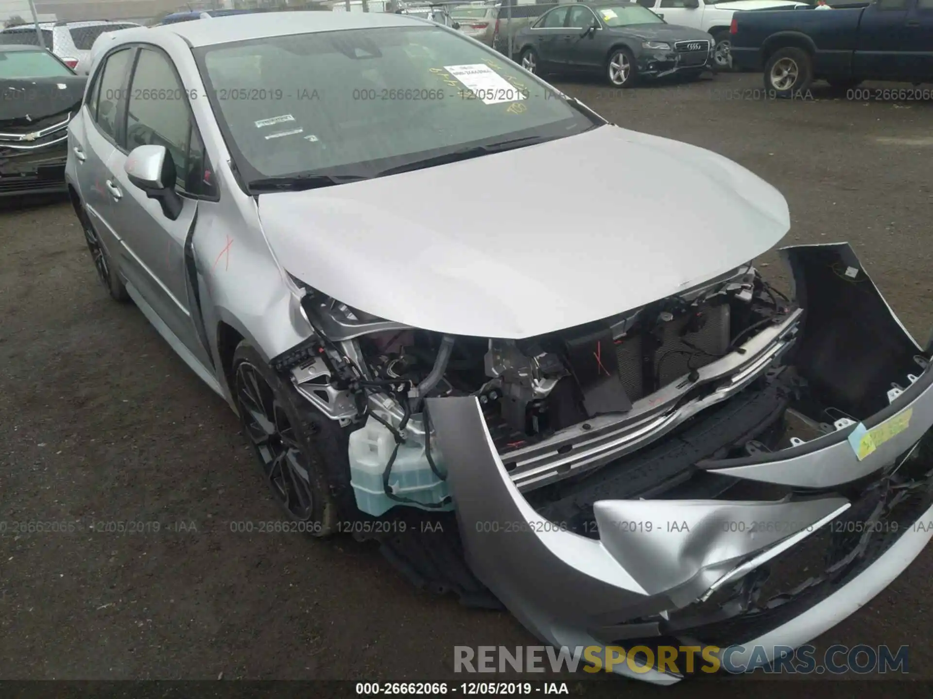 6 Photograph of a damaged car JTNK4RBE2K3028082 TOYOTA COROLLA 2019