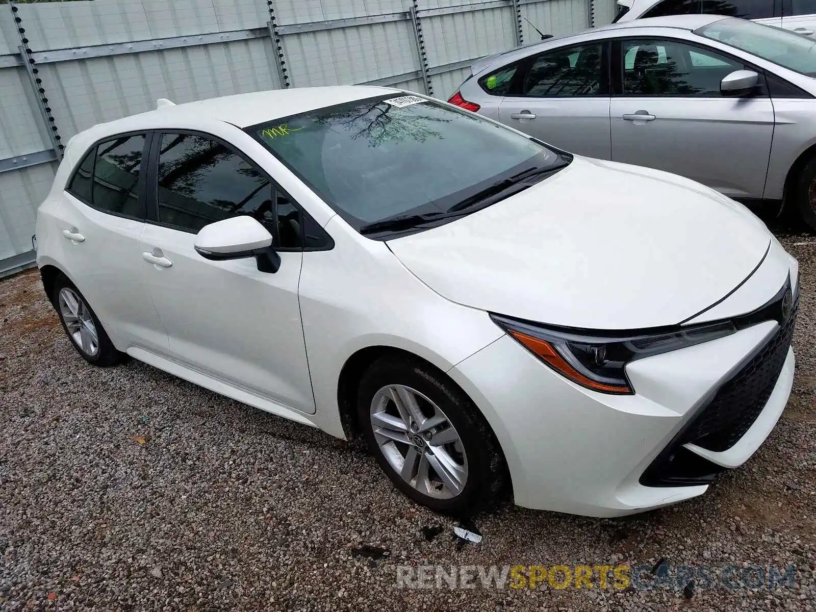 1 Photograph of a damaged car JTNK4RBE2K3032343 TOYOTA COROLLA 2019