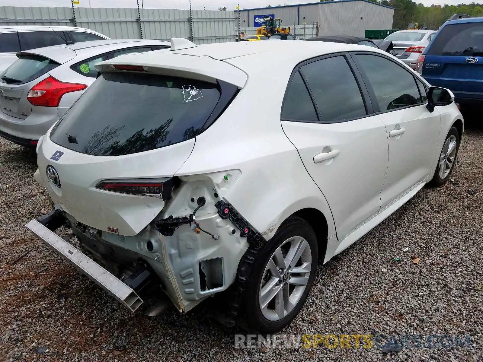 4 Photograph of a damaged car JTNK4RBE2K3032343 TOYOTA COROLLA 2019