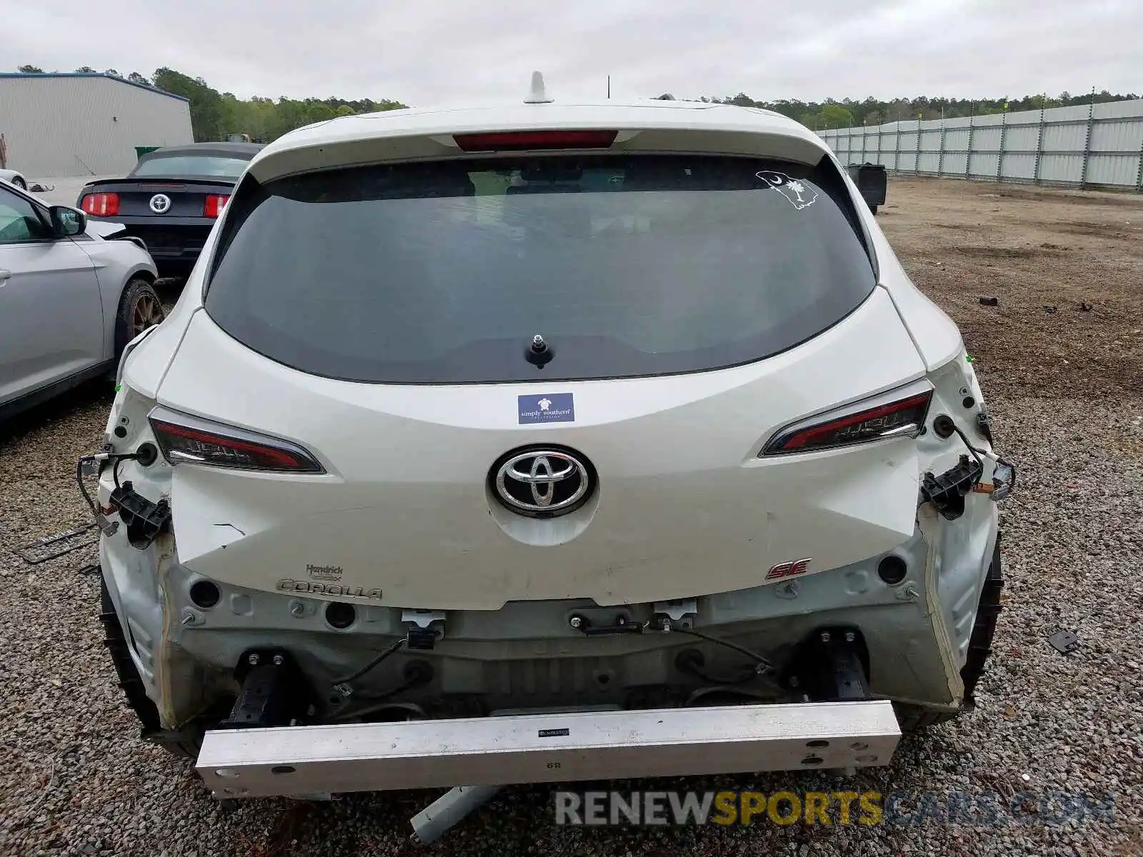 9 Photograph of a damaged car JTNK4RBE2K3032343 TOYOTA COROLLA 2019