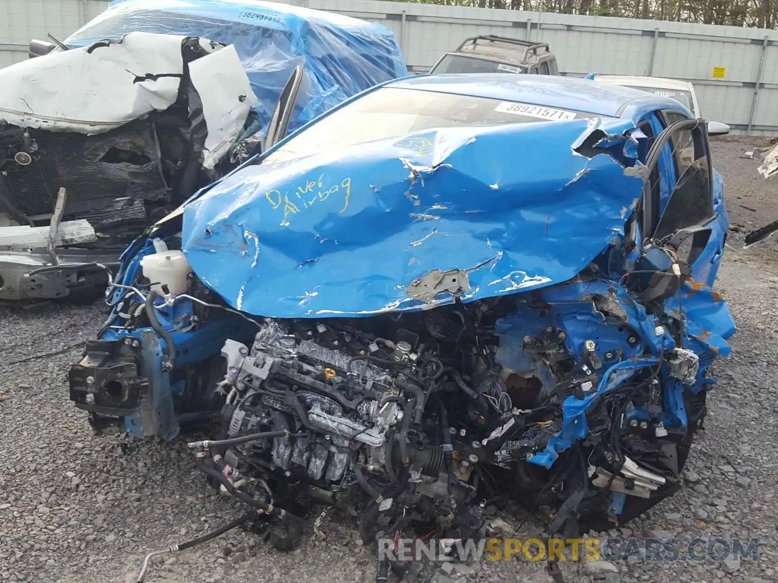 9 Photograph of a damaged car JTNK4RBE2K3033119 TOYOTA COROLLA 2019