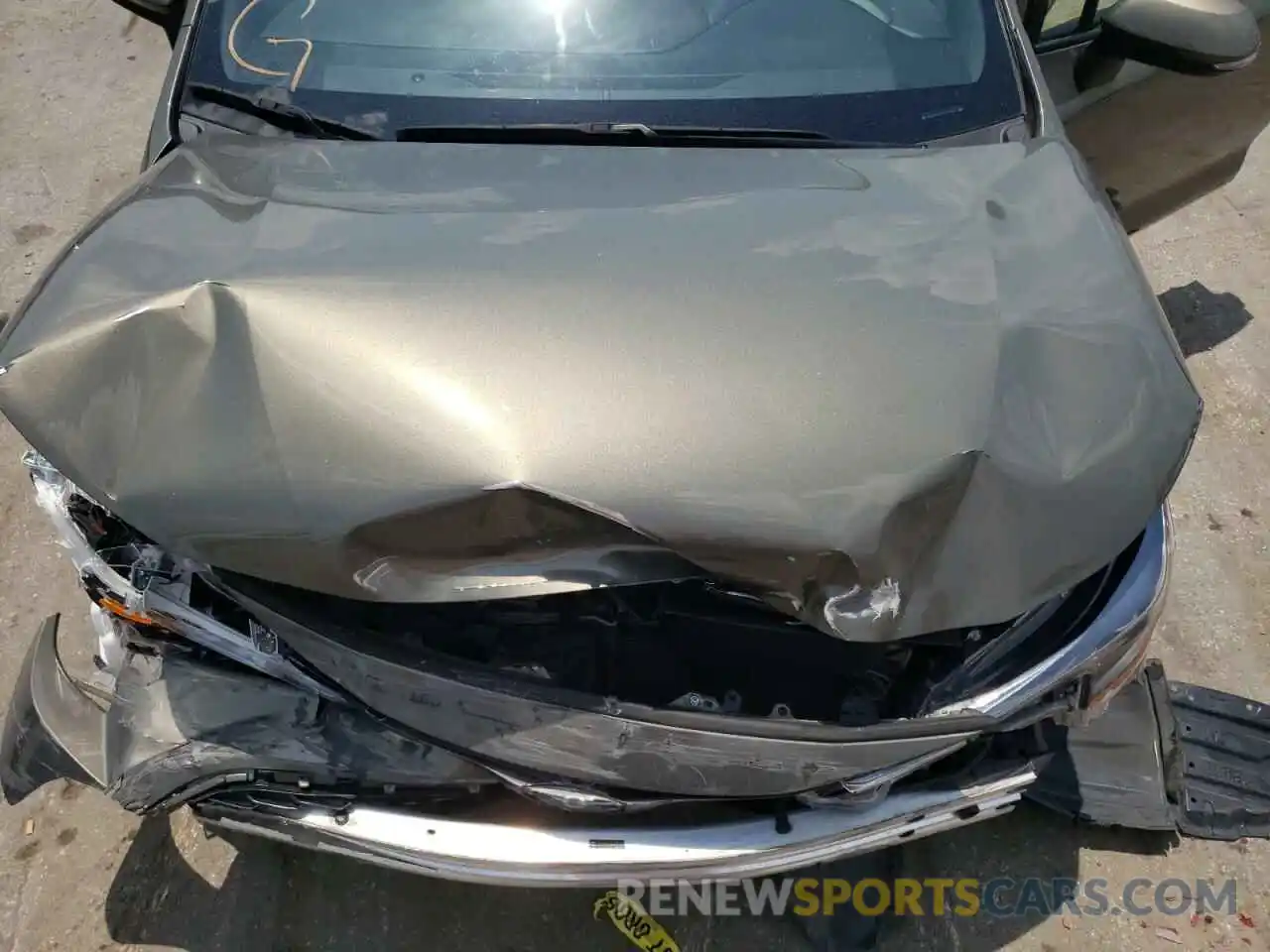 7 Photograph of a damaged car JTNK4RBE2K3033847 TOYOTA COROLLA 2019