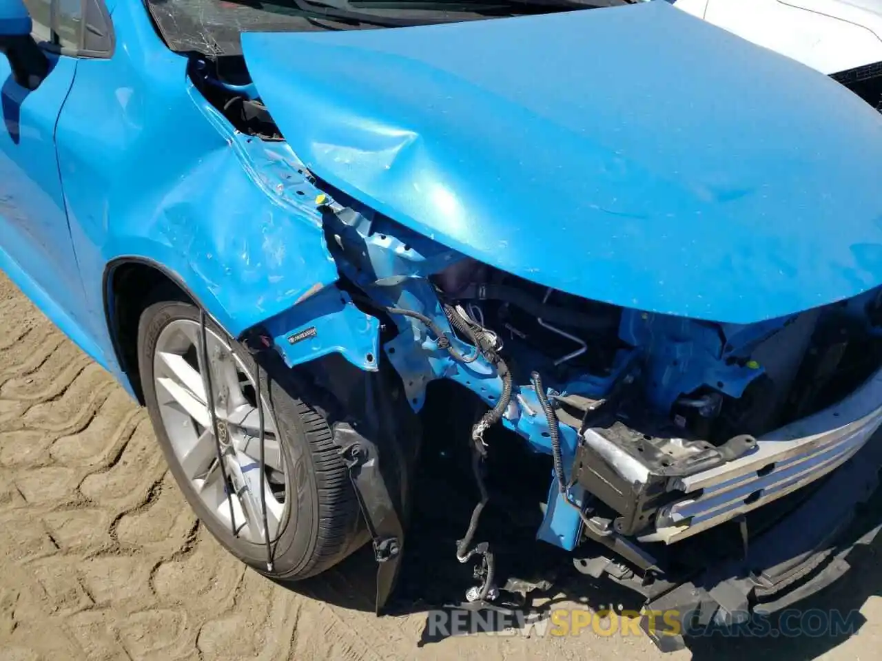 9 Photograph of a damaged car JTNK4RBE2K3034044 TOYOTA COROLLA 2019