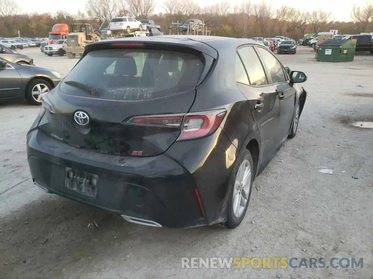 4 Photograph of a damaged car JTNK4RBE2K3034271 TOYOTA COROLLA 2019