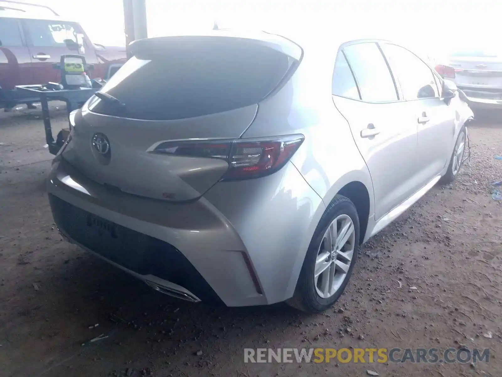 4 Photograph of a damaged car JTNK4RBE2K3035078 TOYOTA COROLLA 2019