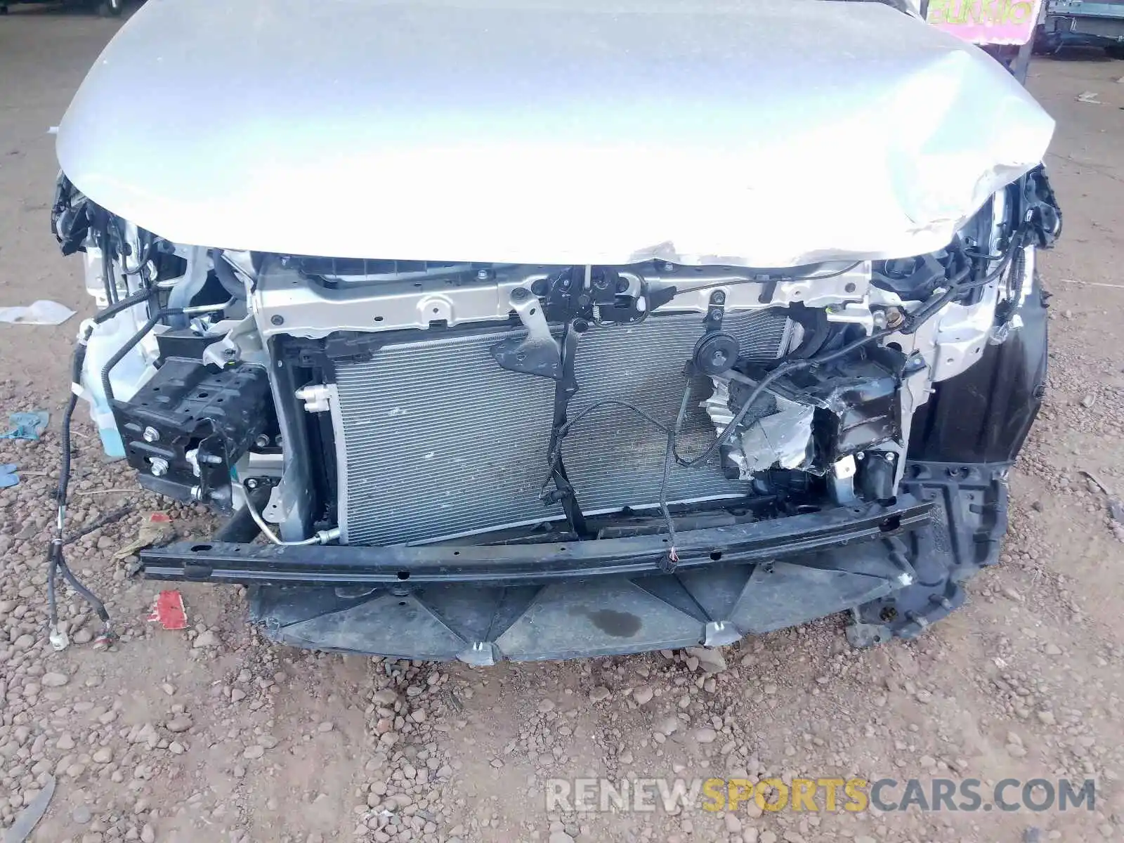 9 Photograph of a damaged car JTNK4RBE2K3035078 TOYOTA COROLLA 2019