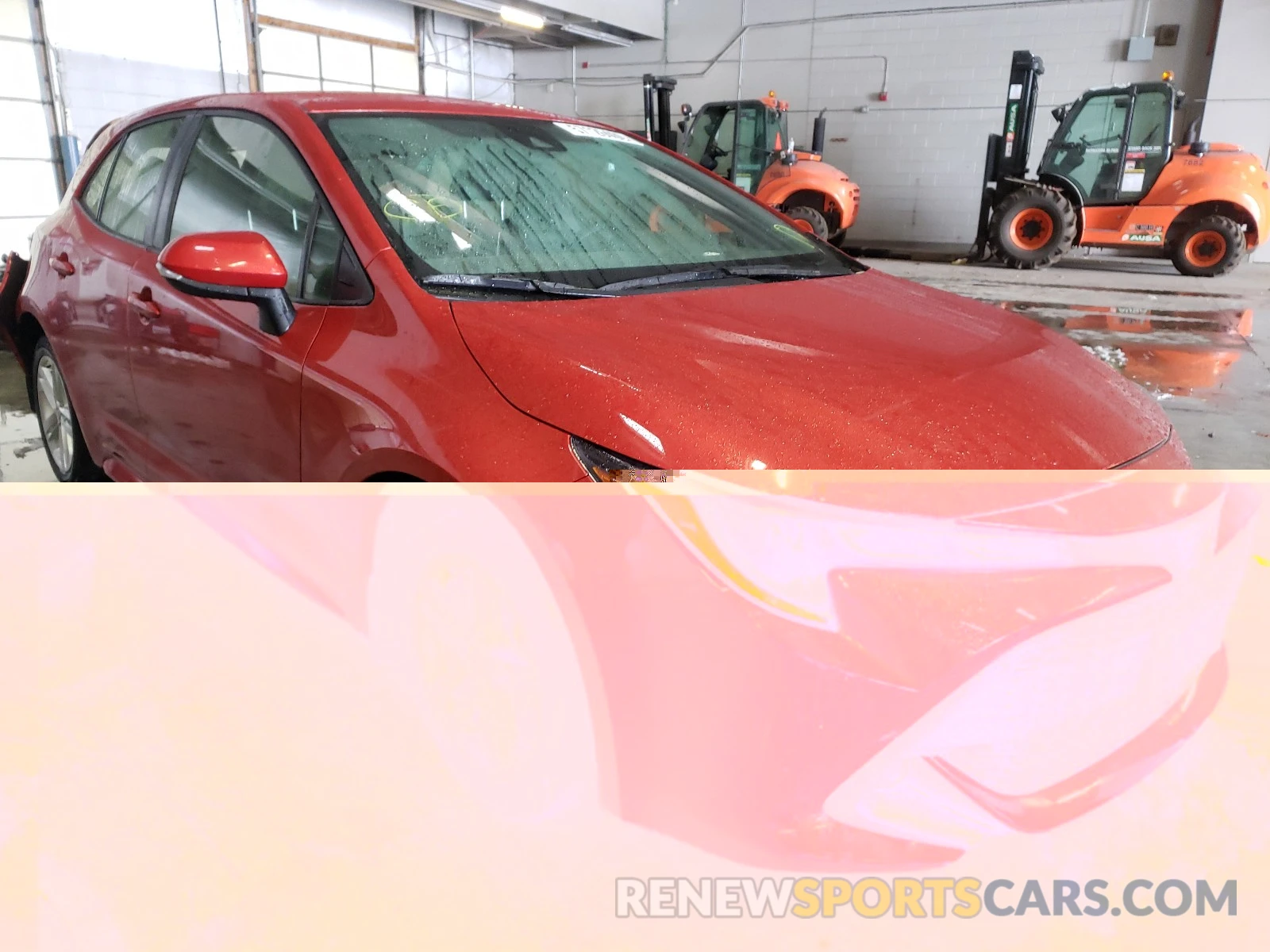 1 Photograph of a damaged car JTNK4RBE2K3036280 TOYOTA COROLLA 2019