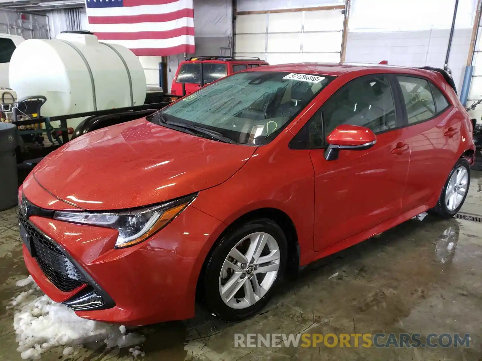 2 Photograph of a damaged car JTNK4RBE2K3036280 TOYOTA COROLLA 2019